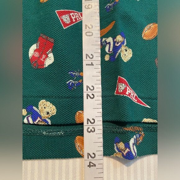 Polo Ralph Lauren Football Polo Bear Mesh Polo Shirt - Picture 5 of 7